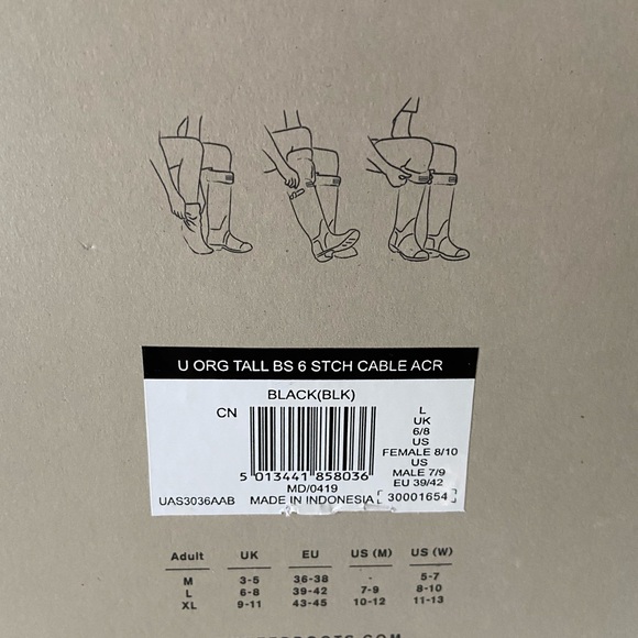 SOLD** BNIB hunter tall original boot socks - Picture 3 of 3